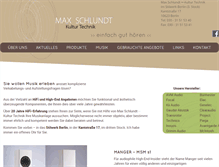 Tablet Screenshot of maxschlundt.de